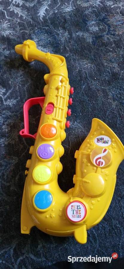saksofon trąbka zabawka interaktywna instrument