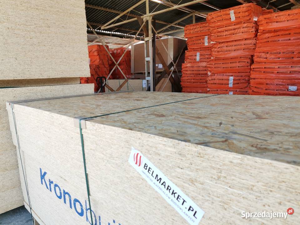 Płyta OSB 3 SWISS KRONO 25x125m 12 mm 8915182225 Materiały budowlane Materiały budowlane Bielsko-Biała sprzedam
