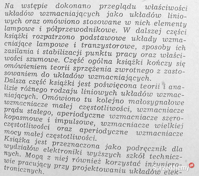 T Układy elektroniczne Golde komplet Książki naukowe i popularnonaukowe Warszawa sprzedam