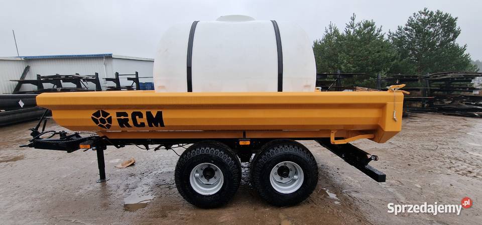 ZBIORNIK WODY PITNEJ przyczepa 5000 L dostępna Zbiorniki warmińsko-mazurskie Gołdap