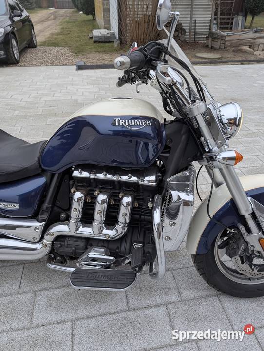 Triumph Rocket 3 poj 2300 motocyklisty Maków Mazowiecki