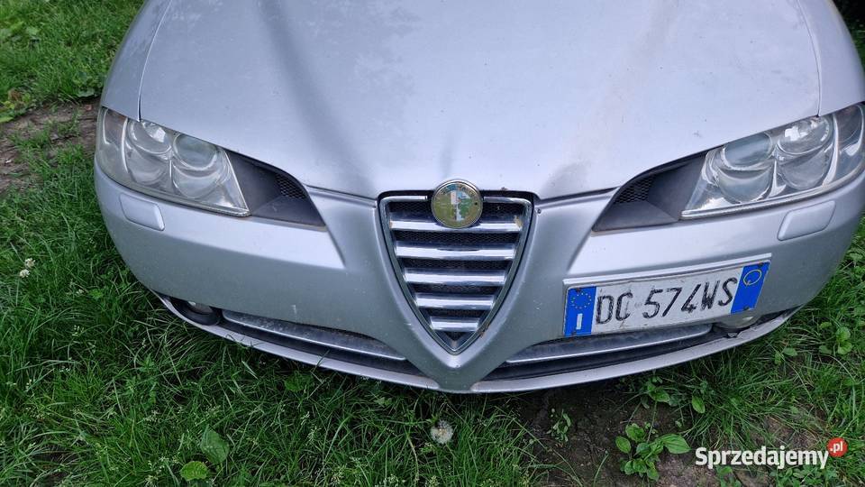Alfa Romeo 166 Zderzak maska 612 sprowadzony