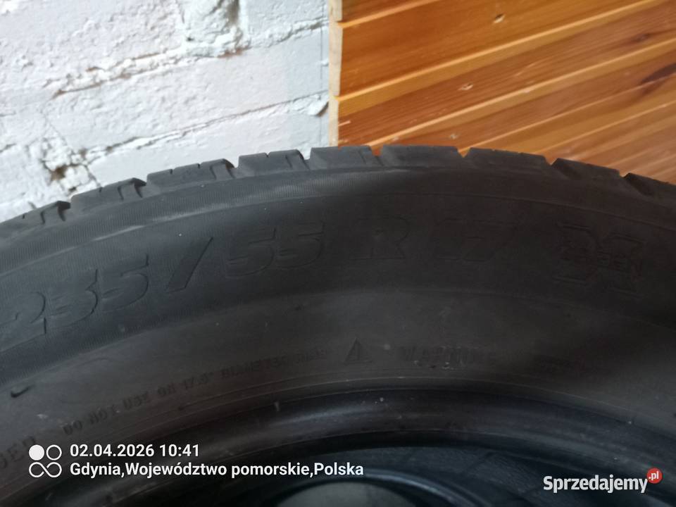 Opony 23555 R17 4 Opony i felgi pomorskie Gdynia