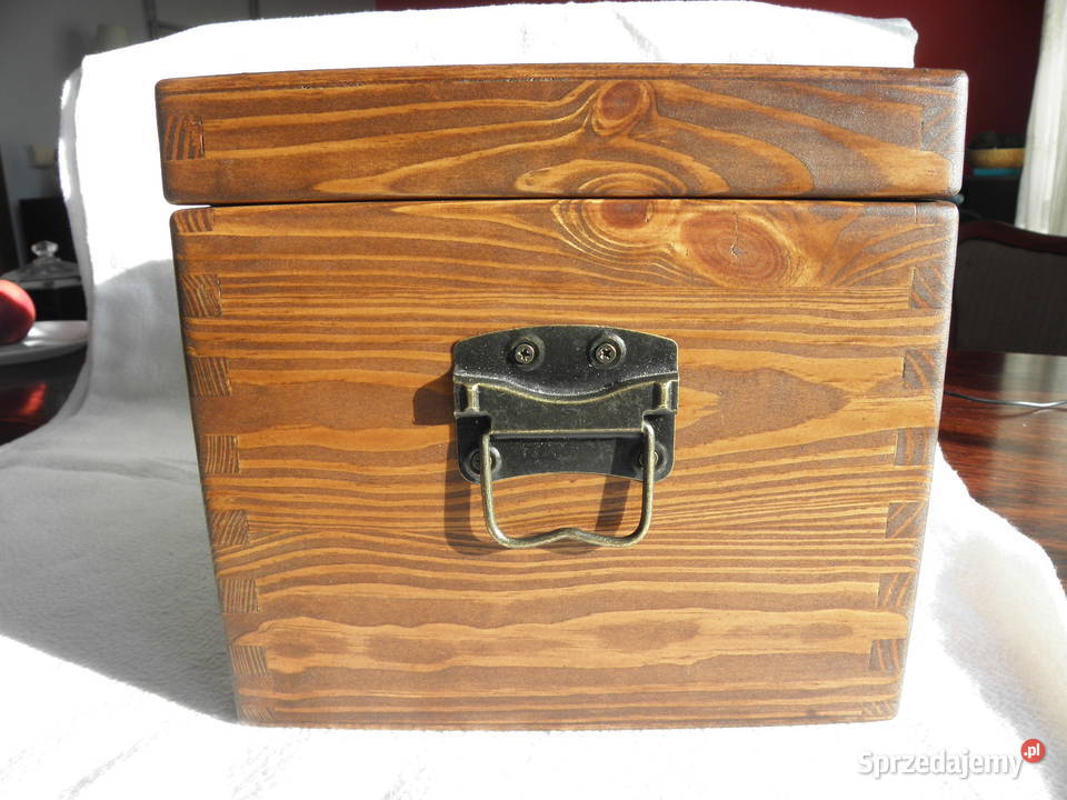 Kuferek skrzynka szkatułka drewniana Jastrzębie