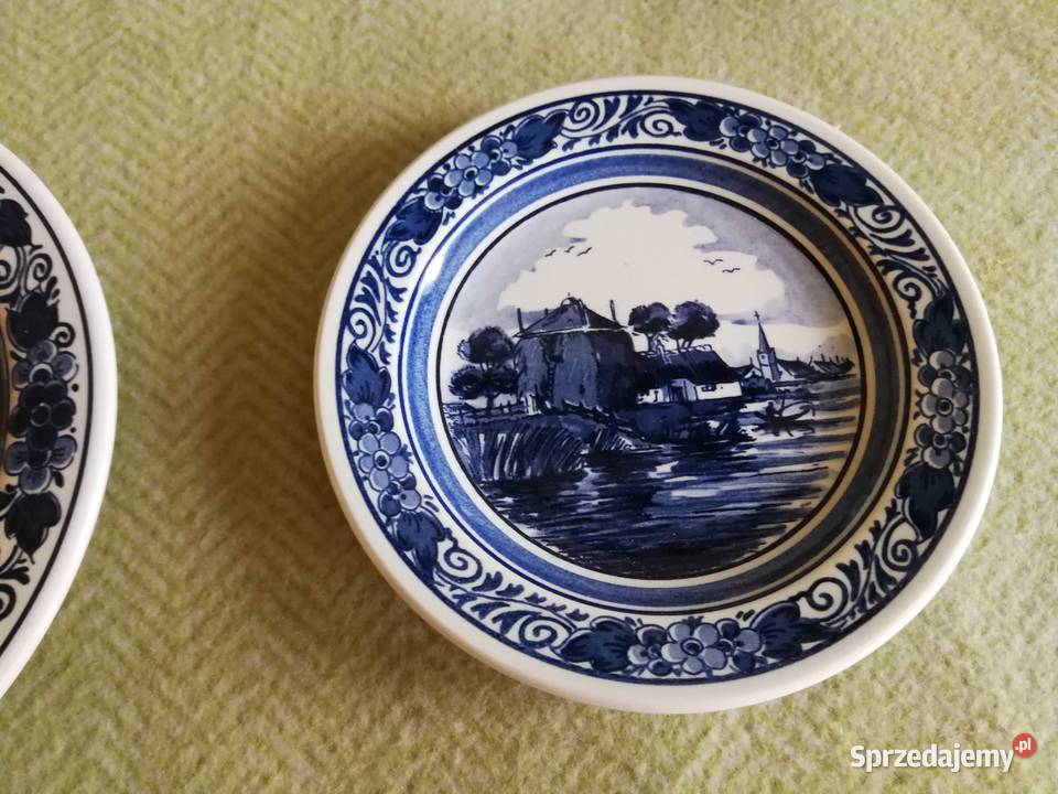Talerze ścienne Delft Royal Goedewaagen RĘCZNIE Szczecin