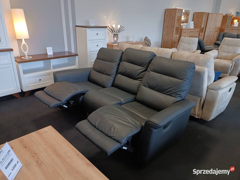 Nowa Kanapa 200 MADERA Skóra Naturalna Sofy i kanapy
