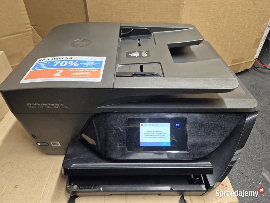 Drukarka HP Officejet Pro 6970 brak kartridży