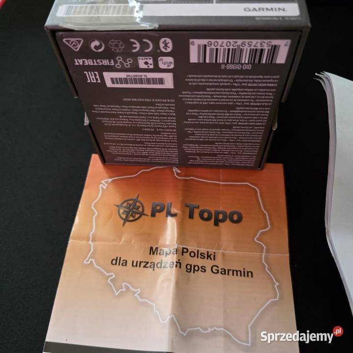 Garmin Fenix 5 Plus mapa Topo Pozostałe warmińsko-mazurskie Iława