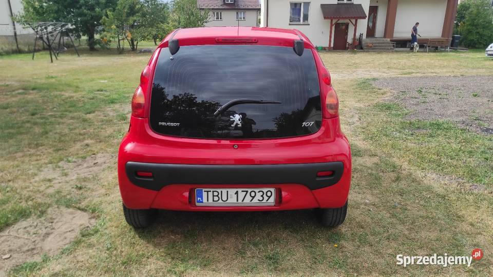 Peugeot 107 2009r 10 benzyna 68 191 przebiegu Olganów sprzedam