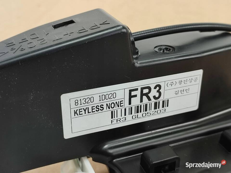 ZAMEK DRZWI PRAWY PRZÓD 6PIN KIA CARENS EX LX