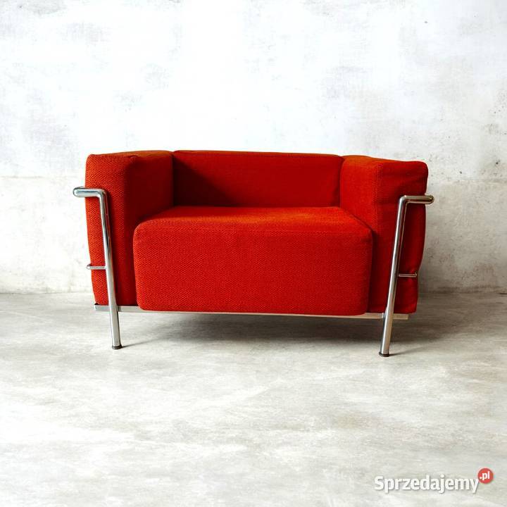 Fotel Le Corbusier LC3 LC2 Cassina vintage wielkopolskie Kalisz