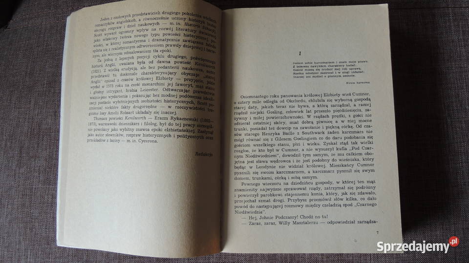 Książka Kenilworth Walter Scott Białystok