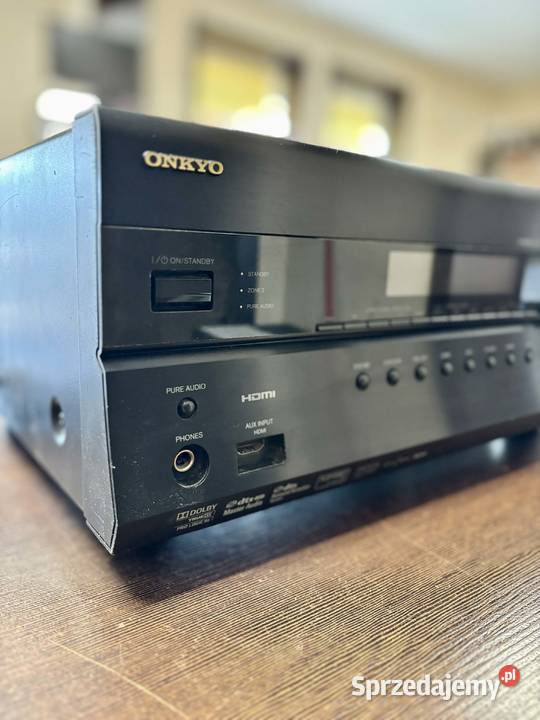 Amplituner Onkyo TXSR607 Czarny Brak pilota Amplitunery Elbląg sprzedam