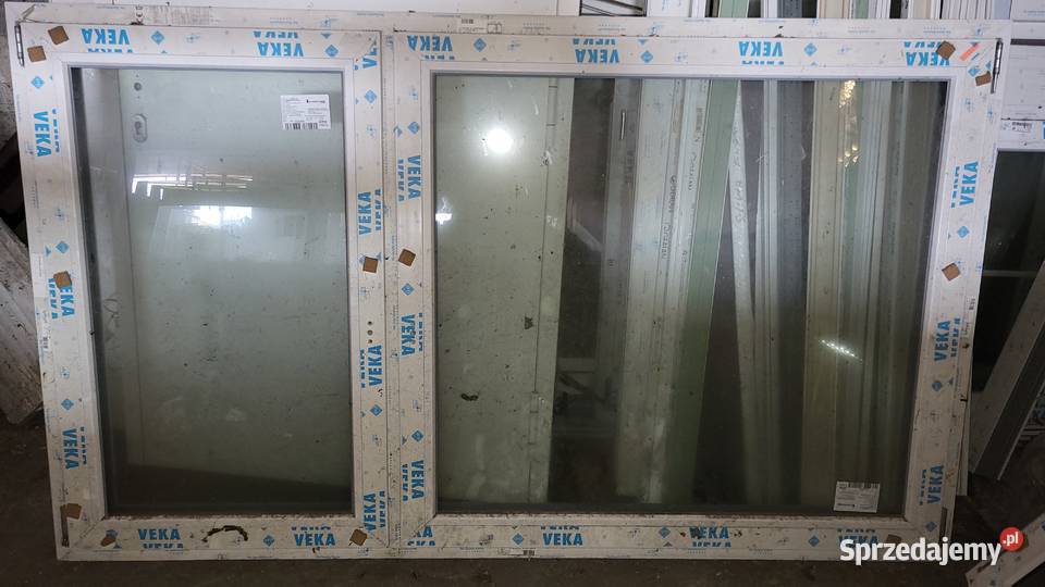 Okno dwuskrzydłowe 2155x1280 białe Koniecpol