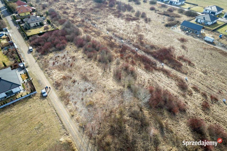 Działka z MPZP Dom jednorodzinny Bliźniak utwardzona mazowieckie Serock