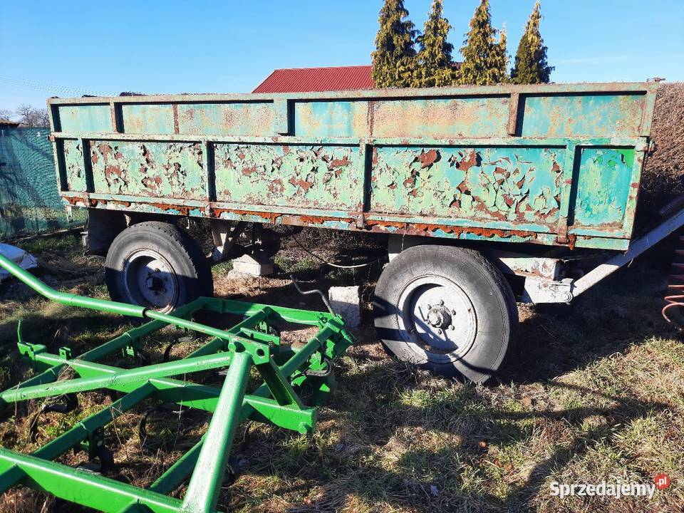 Sprzedam przyczepę d46 sztywna 880286461 Przyczepy rolnicze Głogów