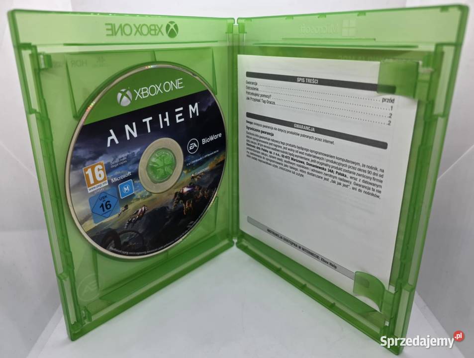 Gra Anthem Xbox One Elbląg sprzedam