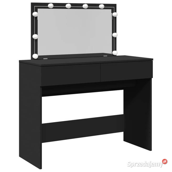 Toaletka z oświetleniem LED czarna 100x40x120 Warszawa sprzedam
