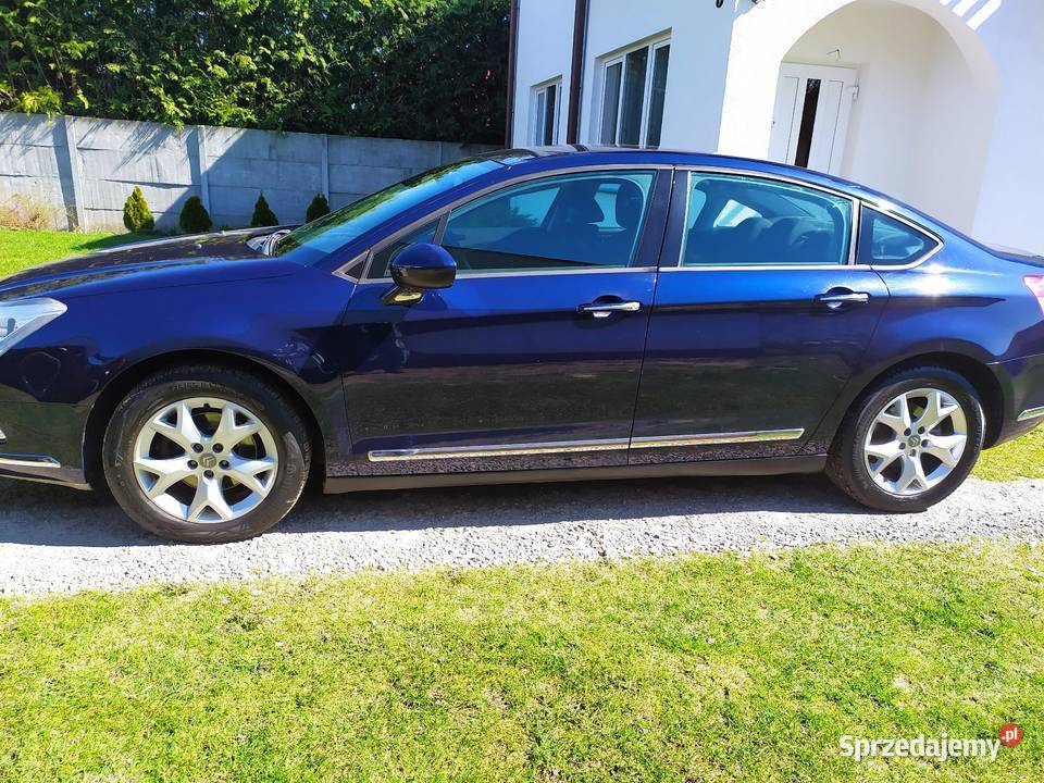 Citroen C5 sedan 2009 16 HDI niski przebieg Samochody osobowe Tarnogród