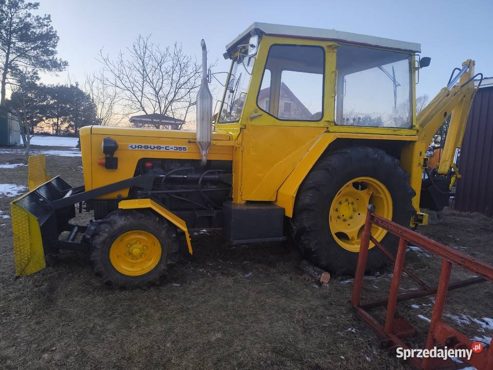 Ursus C355 KSH45A Ostrówek koparkospycharka Pyszkowo sprzedam