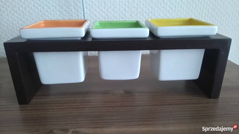 Komplet salaterek z podstawką Salaterki 3 sztuki Warszawa