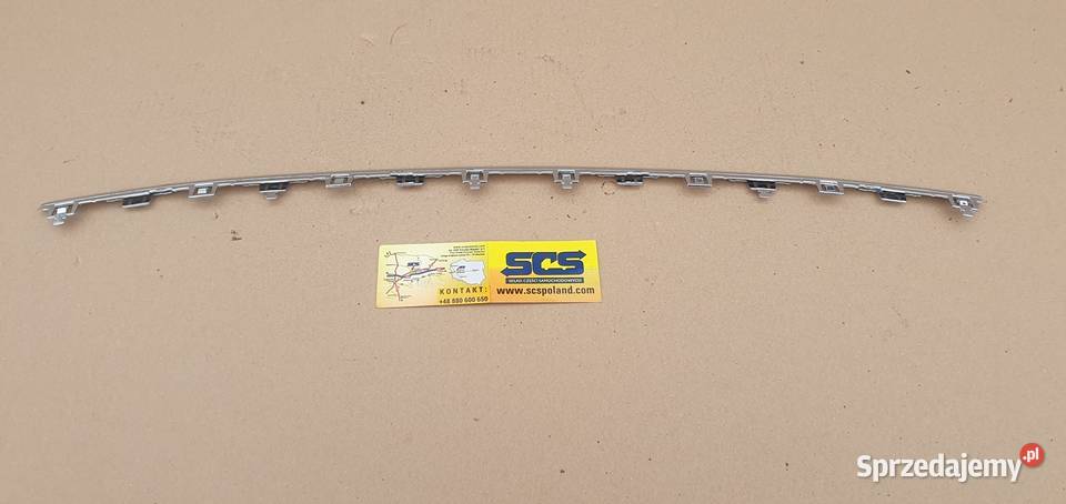 AUDI A6 C7 LISTWA CHROM ZDERZAKA PRZÓD NAKŁADKA listwy na zderzak Trzciel sprzedam