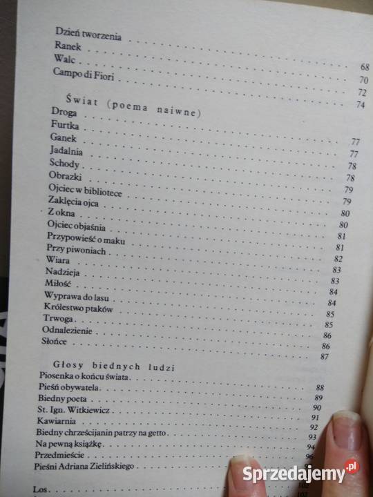 Miłosz Poezje Nagroda Nobla książki outlet Warszawa