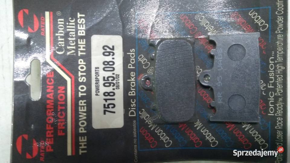 Klocki hamulcowe przód Carbon Suzuki GSXR VL TL Bielsk Podlaski sprzedam