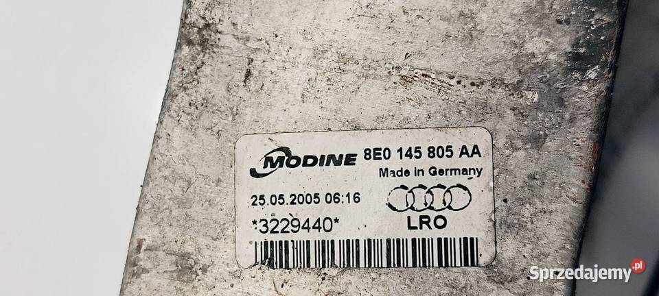 INTERCOOLER AUDI A4 B7 Lipno
