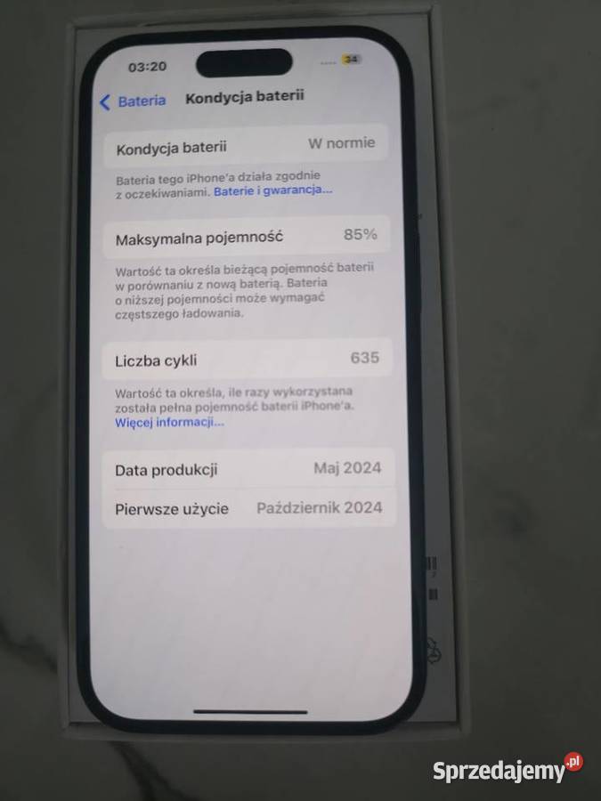 IPhone 15 128Gb Black kondycja 85 stan idealny Opole