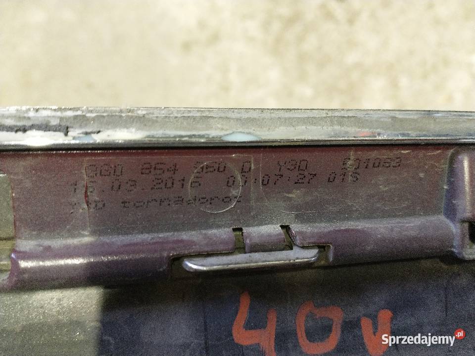 VW Passat B8 listwa drzwi prawy tył 3g0854950d