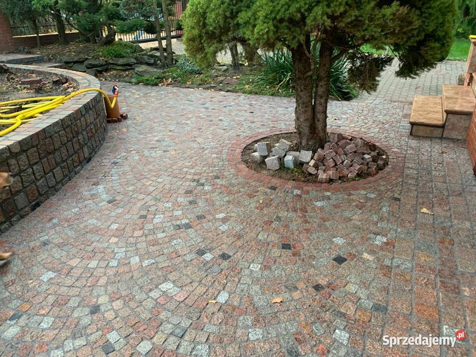 Kostka granitowa łupana 46 mieszanka kolorów sprzedam