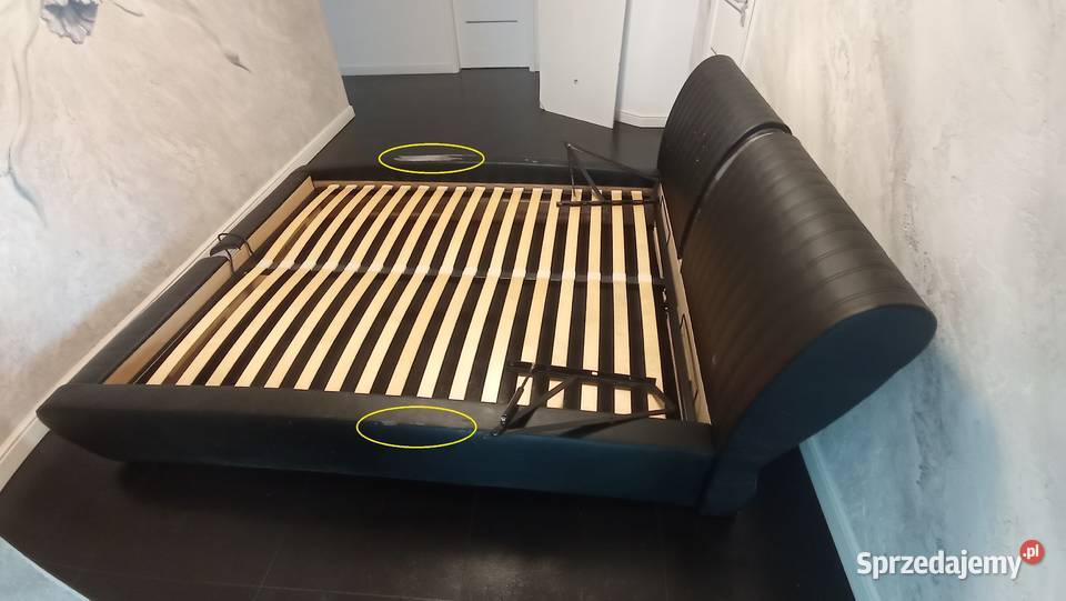 Duże małżeńskie łoże 200 x 160 z pojemnikiem na Częstochowa
