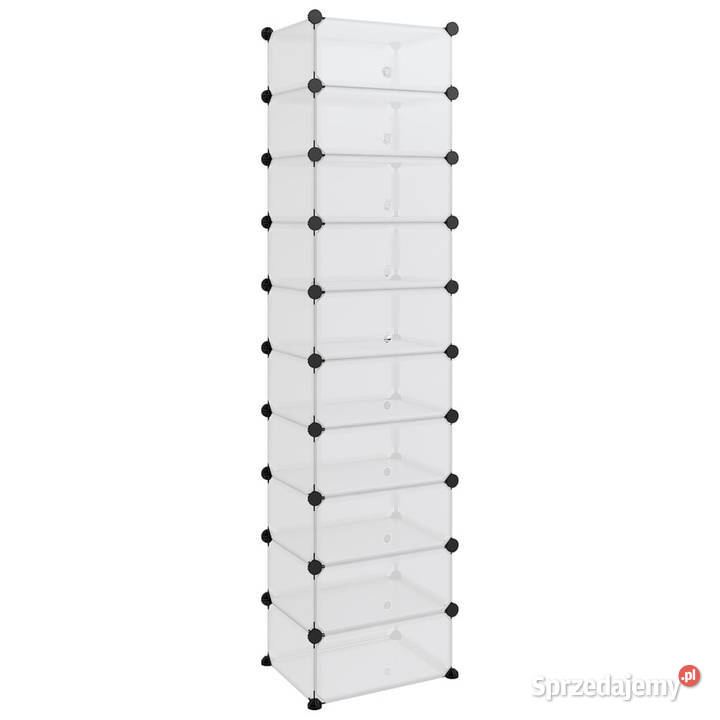 Stojak na buty przezroczysty 44x32x174 PP Warszawa sprzedam
