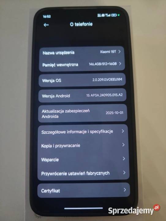 Sprzedam Xiaomi 15T sprzedam