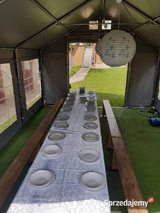 Namiot imprezowy ogrodowy wynajem na 5 dni świętokrzyskie Stąporków