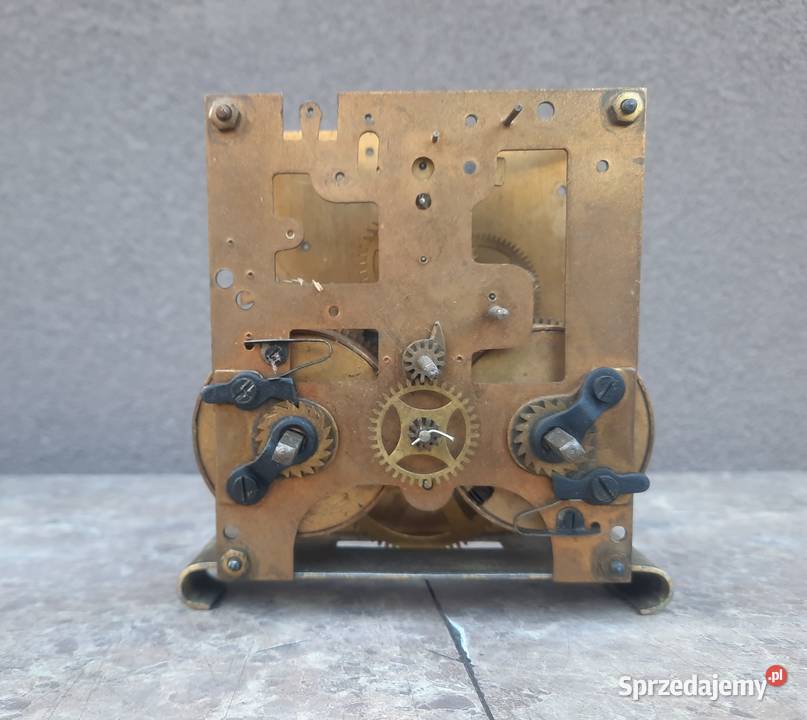 118 Mechanizm zegara kominkowego PFZ Świebodzice Antyki Tczew