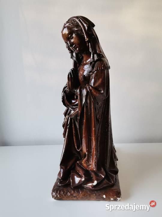 Stara duża przedwojenna figura figurka gipsowa śląskie sprzedam
