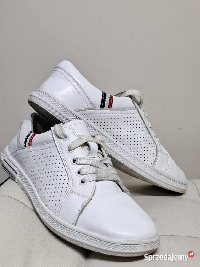 Goodin 38 skórzane buty półbuty białe sneakersy małopolskie Kraków sprzedam