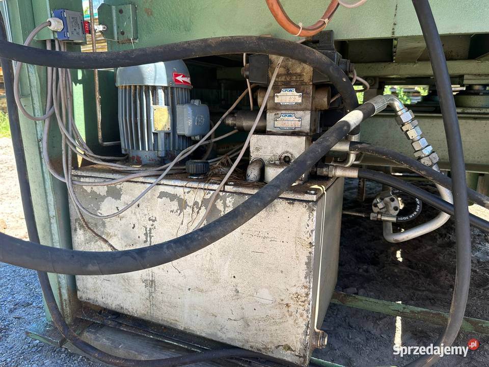 Prasa półkowa hydrauliczna do klejonki z bocznym pomorskie Wejherowo
