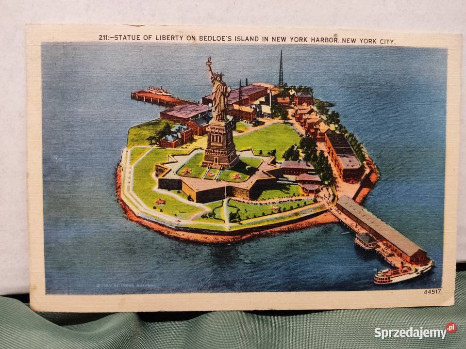 Pocztówka widokówka Statua Wolności Nowy Jork opolskie Głuchołazy