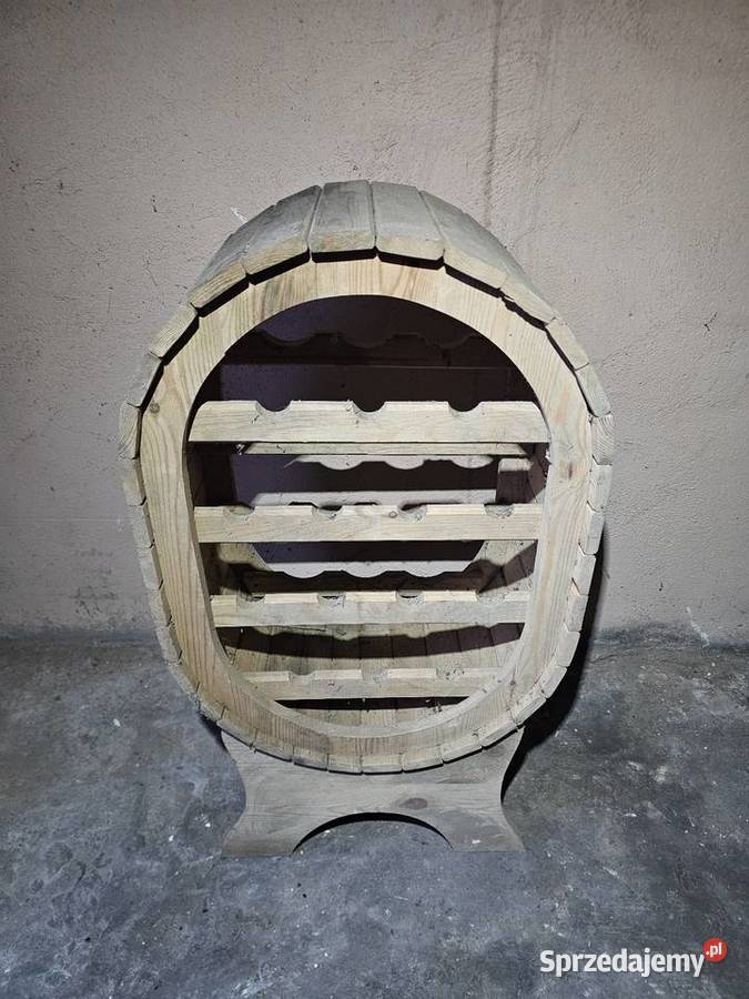 Beczka regał do butelek Brusy