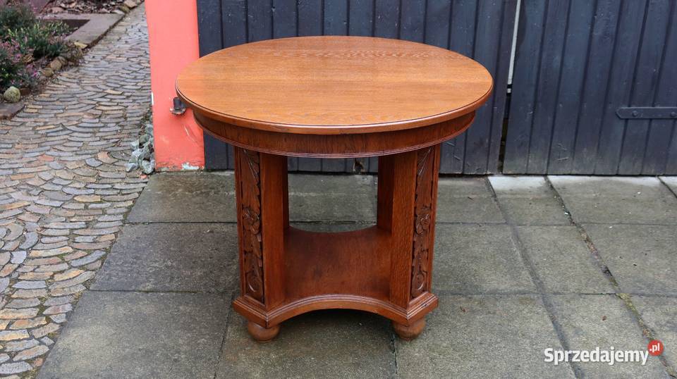 Unikatowy Okrągły Stół Stolik Jadalniany Kawowy Ziębice sprzedam