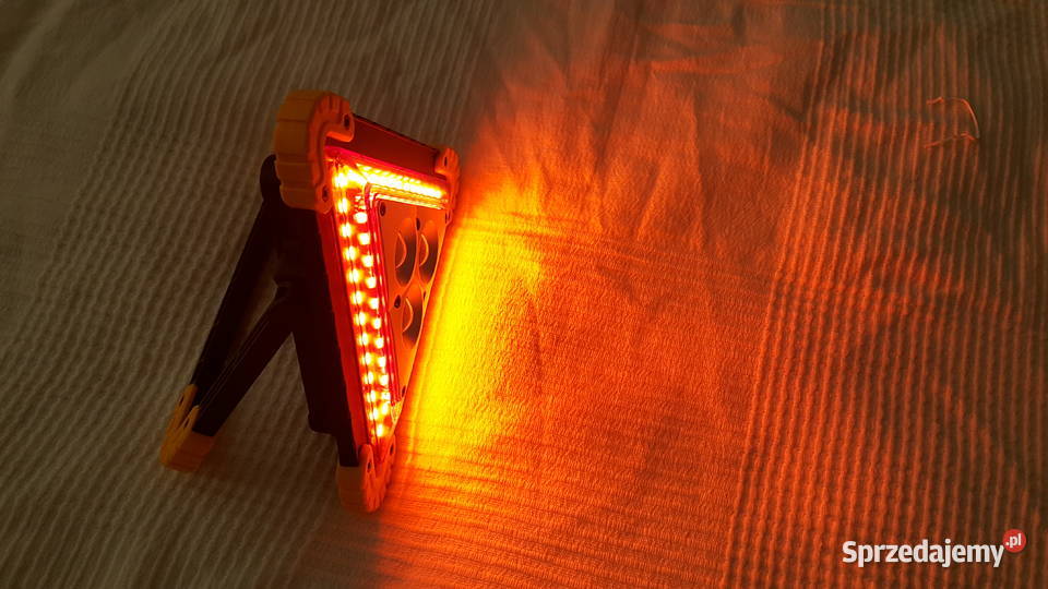 TRÓJKĄT OSTRZEGAWCZY LED AKUMULATOROWY POWERBANK Poznań sprzedam