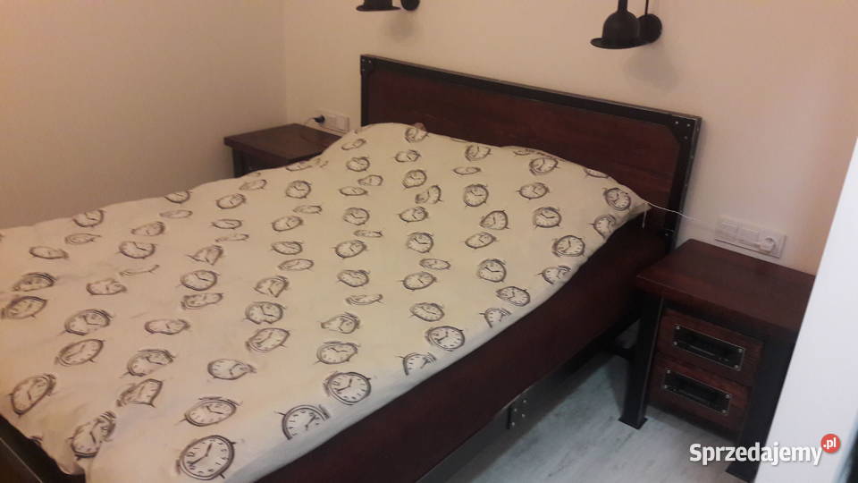 Łożko Industrialne metalowe Loft 160cm mazowieckie Warszawa