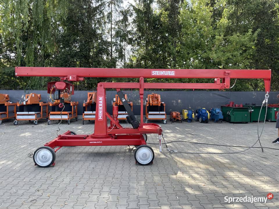 Dźwig Steinweg MK 3005 bocker minikran wciągarka Ślesin