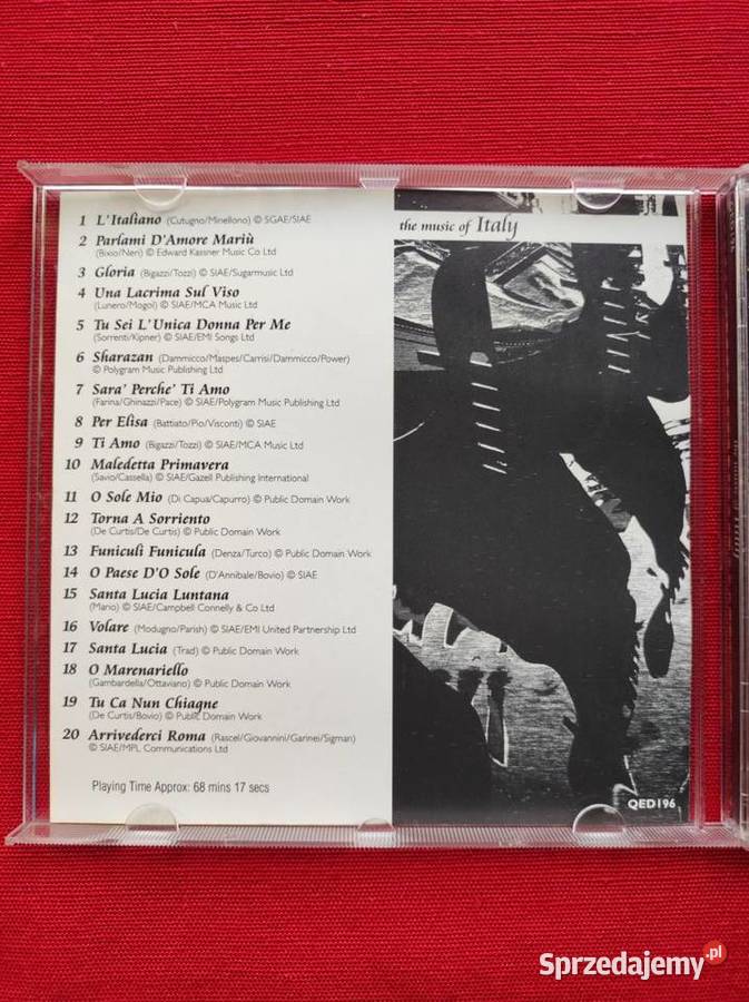 the music of italy kolekcjonerska płyta cd Kielce sprzedam
