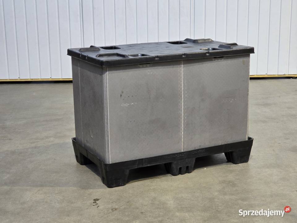 Paleta MegaPack z tworzywa gitterbox Magazynowanie Ceków-Kolonia