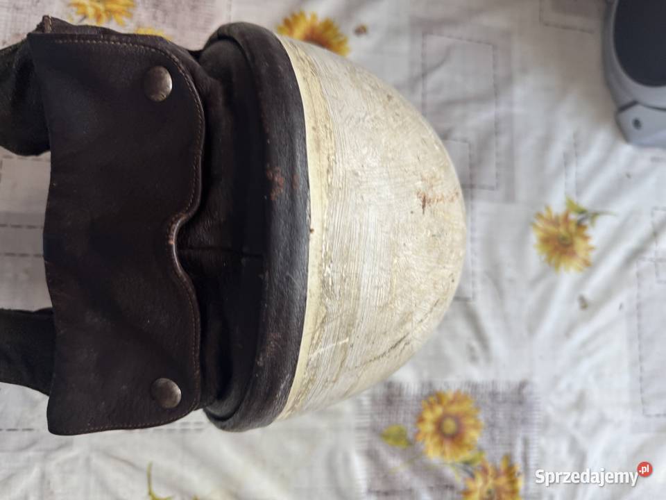 Kask orzeszek PRL 5556 biały Sokołów Podlaski