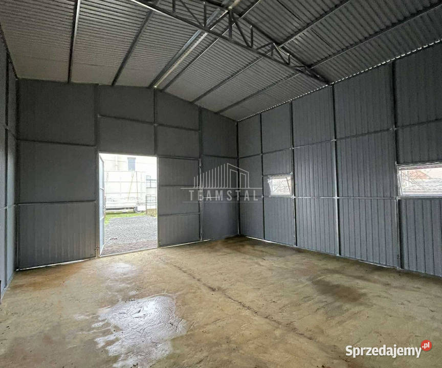 Hala blaszana Garaż blaszany 6x6m Brama Łęczyca sprzedam